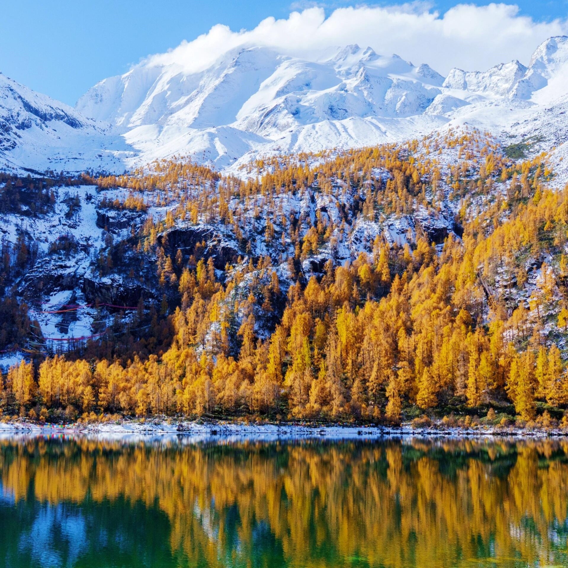 【党岭玉科环线×四姑娘山】川西旅游葫芦海甲依拉措秋景彩林4日