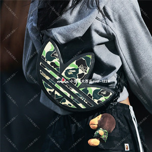 adidas clover BAPE joint model TREFOIL SHOULDER BAG sports crossbody bag KF4921