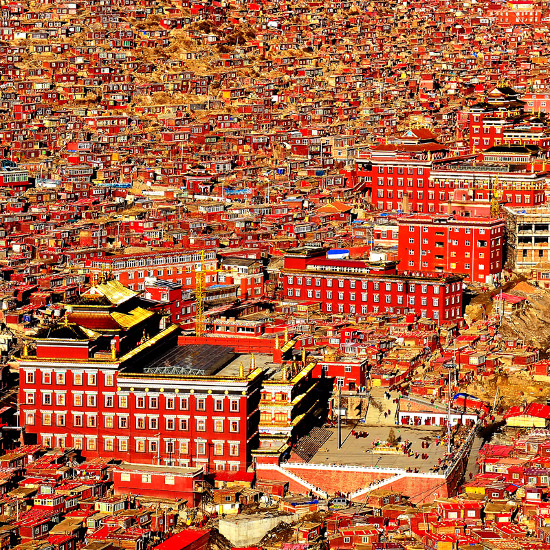 稻城亚丁7天色达冷嘎措子梅垭口格聂南线四姑娘山纯玩川西大环线