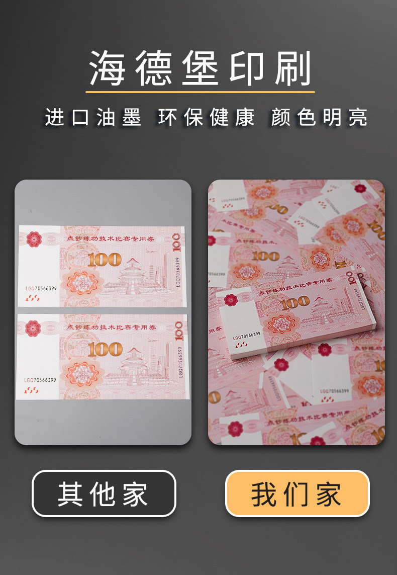 Practice Banknotes 100 Yuan RMB - Props for Counting, Film, & Accounting