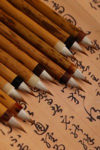 
[Wind Qiang Formation Horse] Long deep-planted pure animal hair purple wolf sheep and special brush for small regular script and small running script