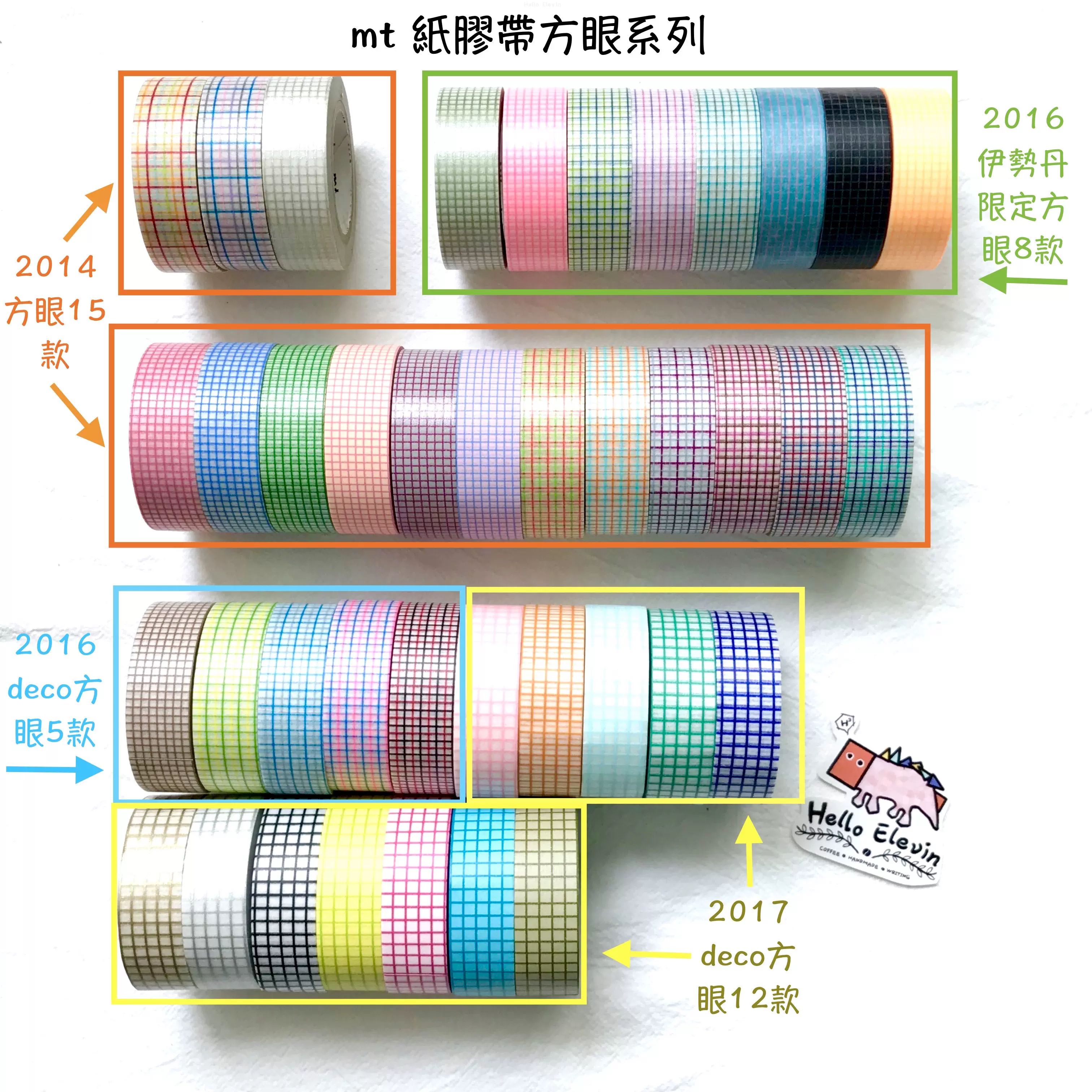 现货分裝 Mt方眼纸胶带含停产款大全 现货分裝 Mt方眼纸胶带含停产款大全