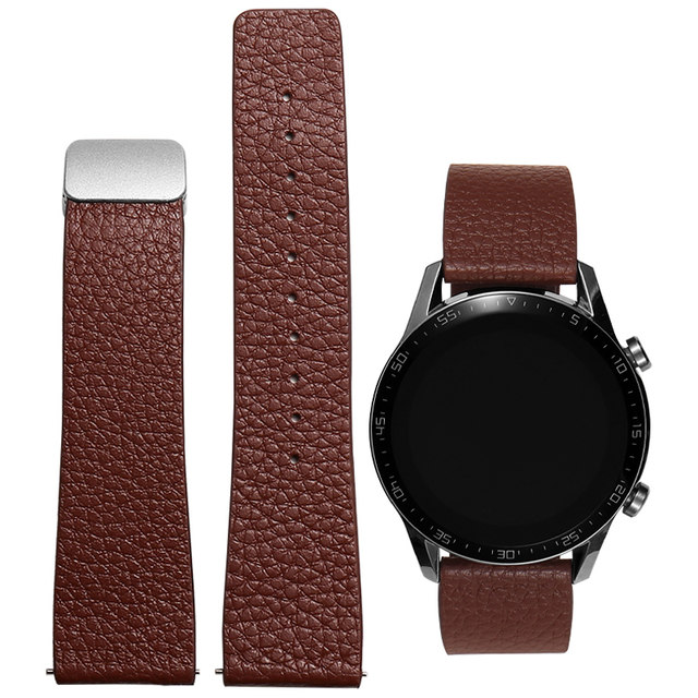 Super soft cowhide quick release genuine leather watch strap for men ...