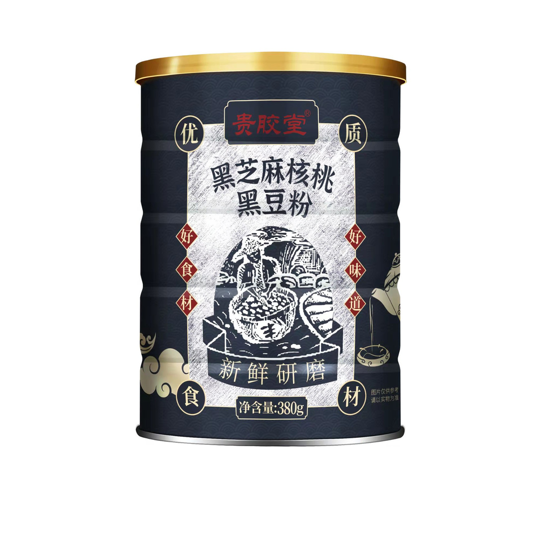 黑芝麻核桃黑豆桑葚代餐粉380g