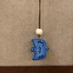 Flying Bird Collection Blue Bird Necklace Retro Cute Niche Design Handmade Personalized Versatile Sweater Chain Trendy