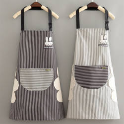 2023 New Stylish and Fashionable Waterproof Kitchen Cooking Apron for Women, Cute Japanese Style Work Apron for Adults, Men's Apron