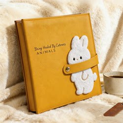 Couple's Commemorative Album, Self-Adhesive Laminated Photo Album, Large-Capacity Family DIY Handmade Photo Collection Storage Book