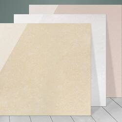 Ceramic Tiles, Fully Glazed Vitrified Tiles, Polished Tiles, Non-Slip and Wear-Resistant 800*800 Floor Tiles, Pink, Dark Yellow, Tulip