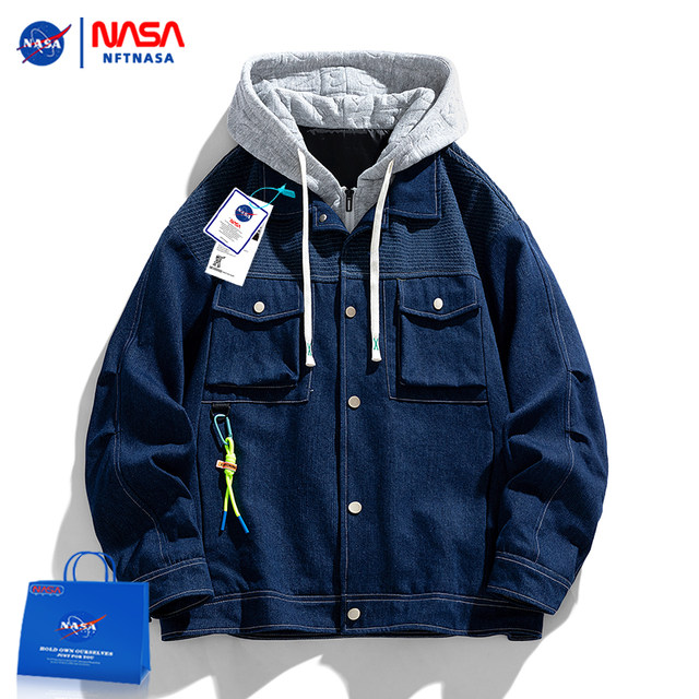 Vbbk VBBK Fashion Trendy Plus Fleece Warm Denim Jacket Men's and Women's ...