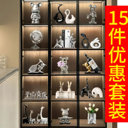 Wine Cabinet Decorations, Light Luxury, High-End Violent Bear, Home Living Room, Tv Cabinet, Entrance Hall, Ceramic Gifts and Crafts