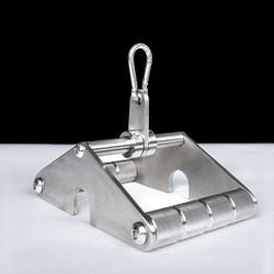 Stainless Steel High Pull-Down Handle V-Shaped Low Pull Seated Rowing Handle Large Flying Bird Strength Equipment Accessory Pull Rod