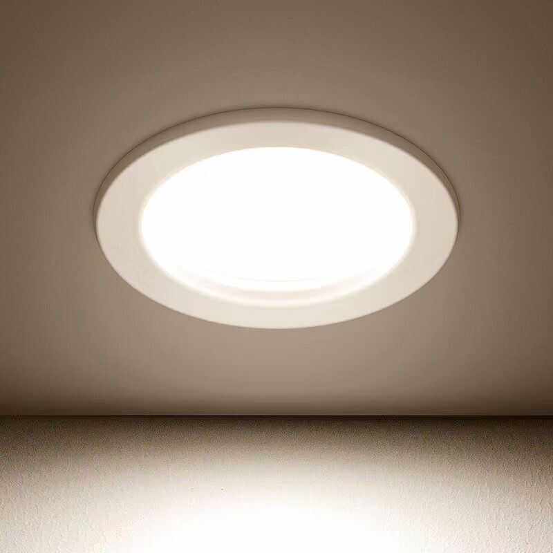 PURILE LED 스포트라이트 눈부심 방지 임베디드 가정용 개방형 7.5 홀 램프 통로 거실 천장 다운라이트 천장 조명 -