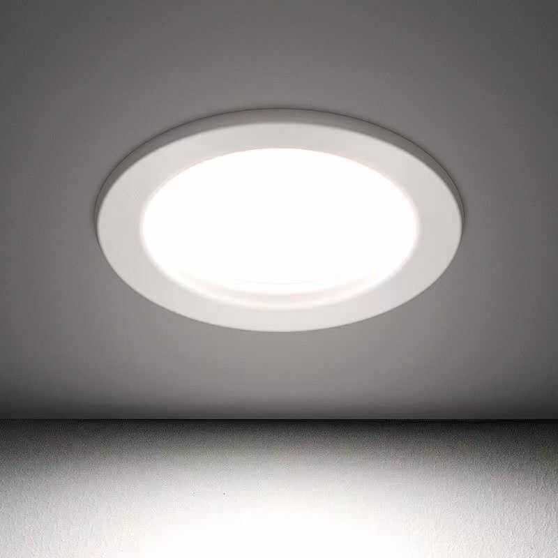 PURILE LED 스포트라이트 눈부심 방지 임베디드 가정용 개방형 7.5 홀 램프 통로 거실 천장 다운라이트 천장 조명 -