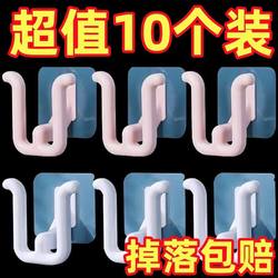 Bathroom Slipper Rack Wall-Mounted No-Drill Shoe Rack Hanging on the Wall Bathroom Storage Toilet Door Back Slipper Hanger