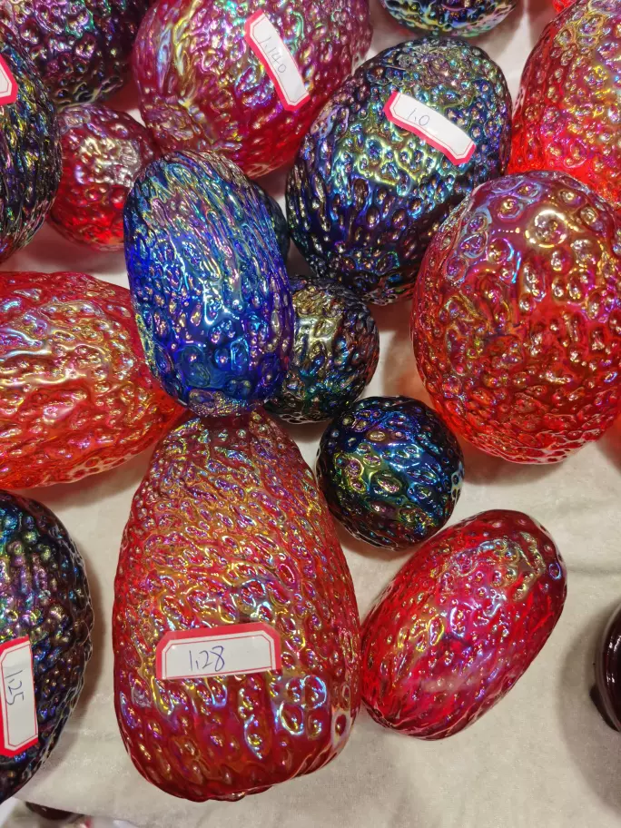 幸運旺財螢光石夜光夜明珠螢石球圓珠葫蘆硼酸鍶6~120mm超亮包郵