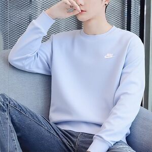 
Nike sweatshirt men's 2026 new spring sports and leisure wear knitted long-sleeved inner wear comfortable round neck pullover