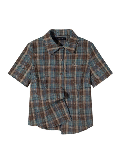 Retro American Printed Short Sleeve Women's Summer