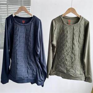 
Micro-flaw sweatshirt autumn and winter sports and casual top round neck pullover loose comfortable long sleeve base versatile Y12