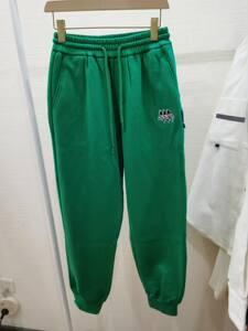 
Shopping mall cabinet with men and women's autumn and winter plus velvet thickened casual trousers elastic drawstring waistband easy to wear warm pants