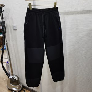
Men's spring and autumn casual sweatpants black elastic drawstring waistband easy to wear and convenient terry cotton soft and comfortable leggings