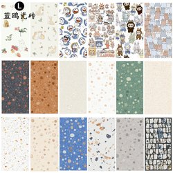 French-Style Cartoon Pattern Tiles, Colorful Terrazzo Tiles 400X800, Non-Slip Wall Tiles for Kitchen, Bathroom, and Guesthouses