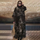 Original Chinese style large size retro buckle long windbreaker 2025 spring and autumn high-end slimming over-knee jacket
