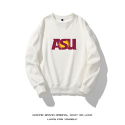 Arizona State University (Asu) Commemorative Sweatshirt for Male International Students, Alumni Reunion, Crew Neck, Long Sleeve Clothing