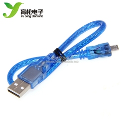 30cm Usb Cable Blue Microusb Cable Data Cable Mk5p Mobile Phone Usb Charging Cable