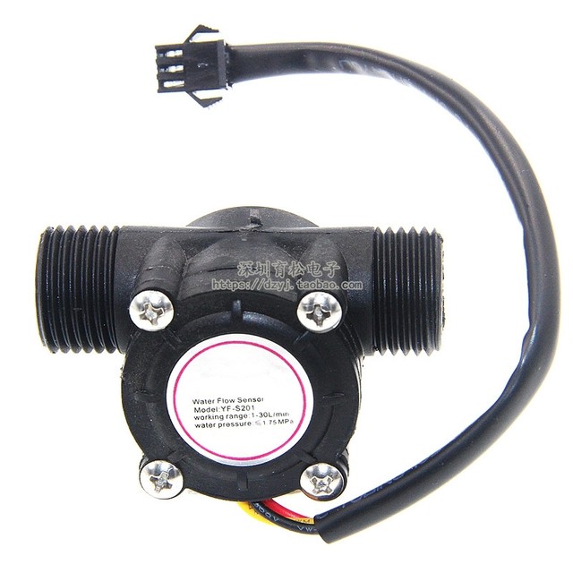YF-S201 water flow sensor/4 points G1/2 interface water heater water ...