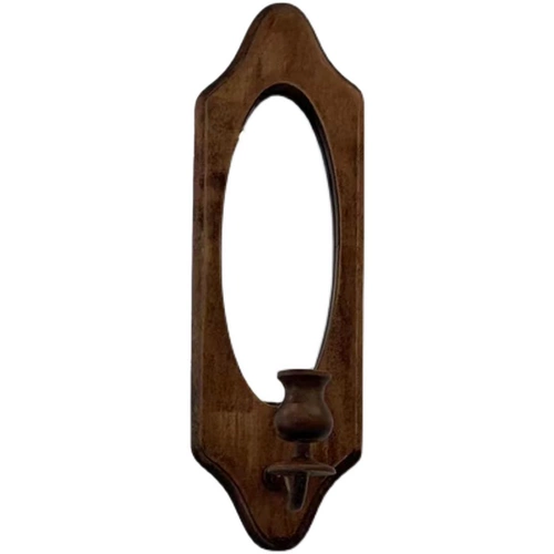 Ретро настенный декор из натурального дерева, кофейное зеркало, реквизит, французский стиль