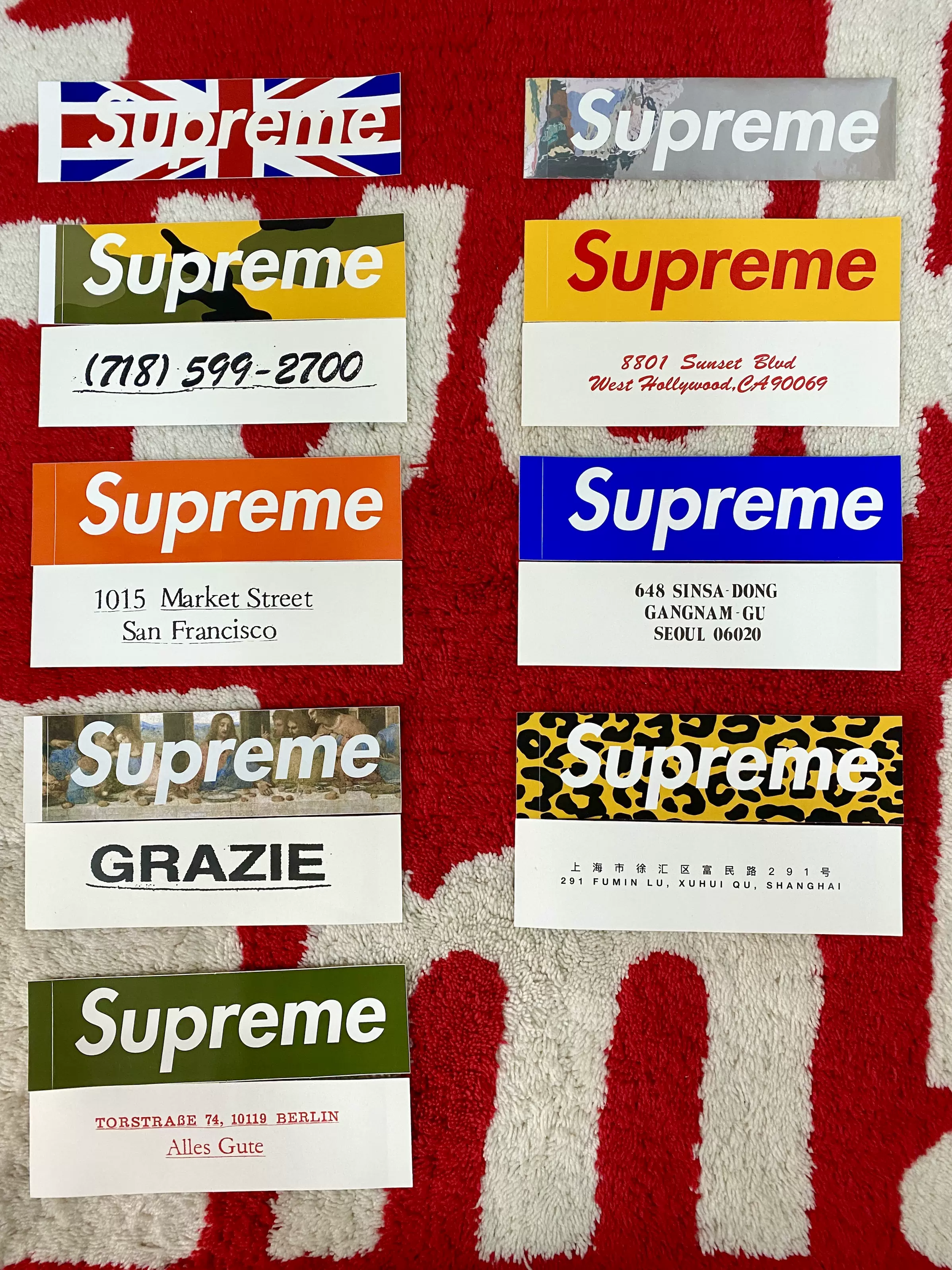 Supreme 19FW Levitation Sticker 漂浮貼紙-Taobao