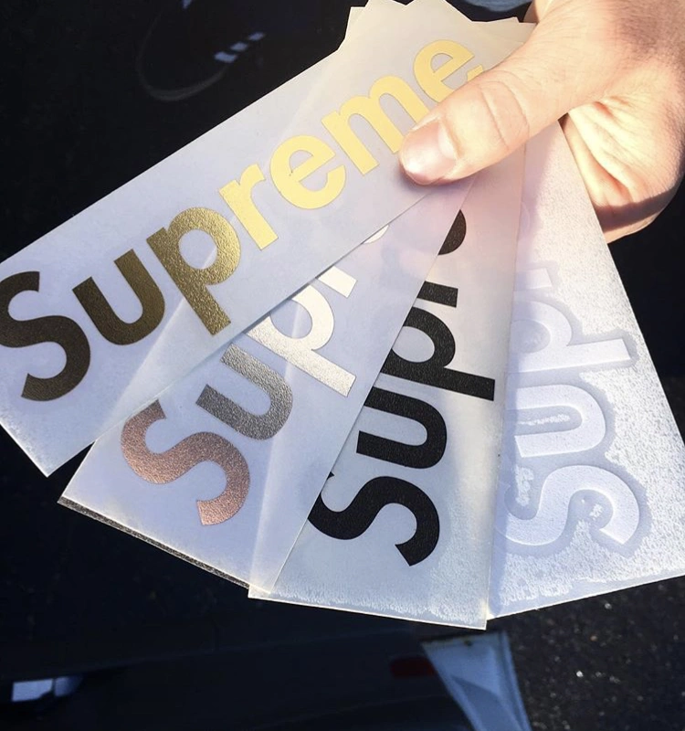 Supreme 07SS Die Cut Box Logo Sticker 切割3M 白底贴纸-Taobao