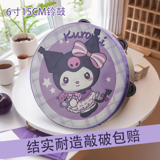 
Children's percussion instrument rattle kindergarten double-sided drummer beats toy drum baby wooden waist drum pat drum