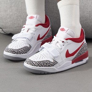 
Nike women's shoes Jordan Legacy 312 AJ312 white and red casual sports basketball shoes FQ7827-106