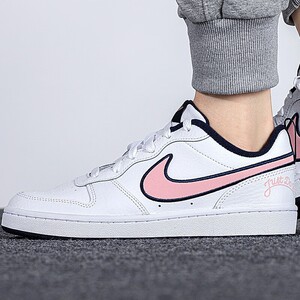 
NIKE Nike big children's shoes Court Borough low comfortable casual sports sneakers DB3090-100