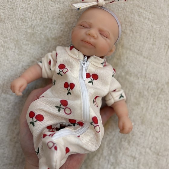 20厘米可爱天使重生娃娃柔软可拉伸实心硅胶安抚陪伴过家家玩具