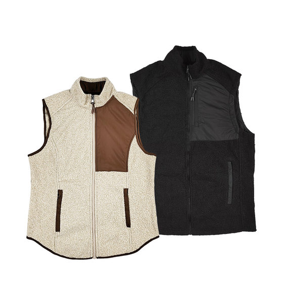 North American original single men's and women's Teddy velvet thermal vest outdoor sports breathable sweat-wicking quick-drying vest large size