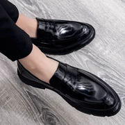 Giày Nam Xuân Thu Da Thật Nam Da Thật Giày Da Công Sở Thông Thường Giày Da Sáng Chế Đế Dày Slip-On Trẻ Trung giày Da Nam Slip-On