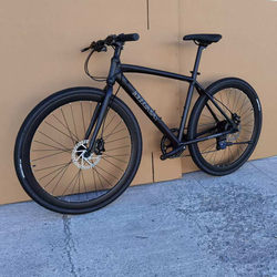 Flat-Bar Road Bike Gravel Tires 700*35C Gravel Bike for Men and Women Road Bicycles