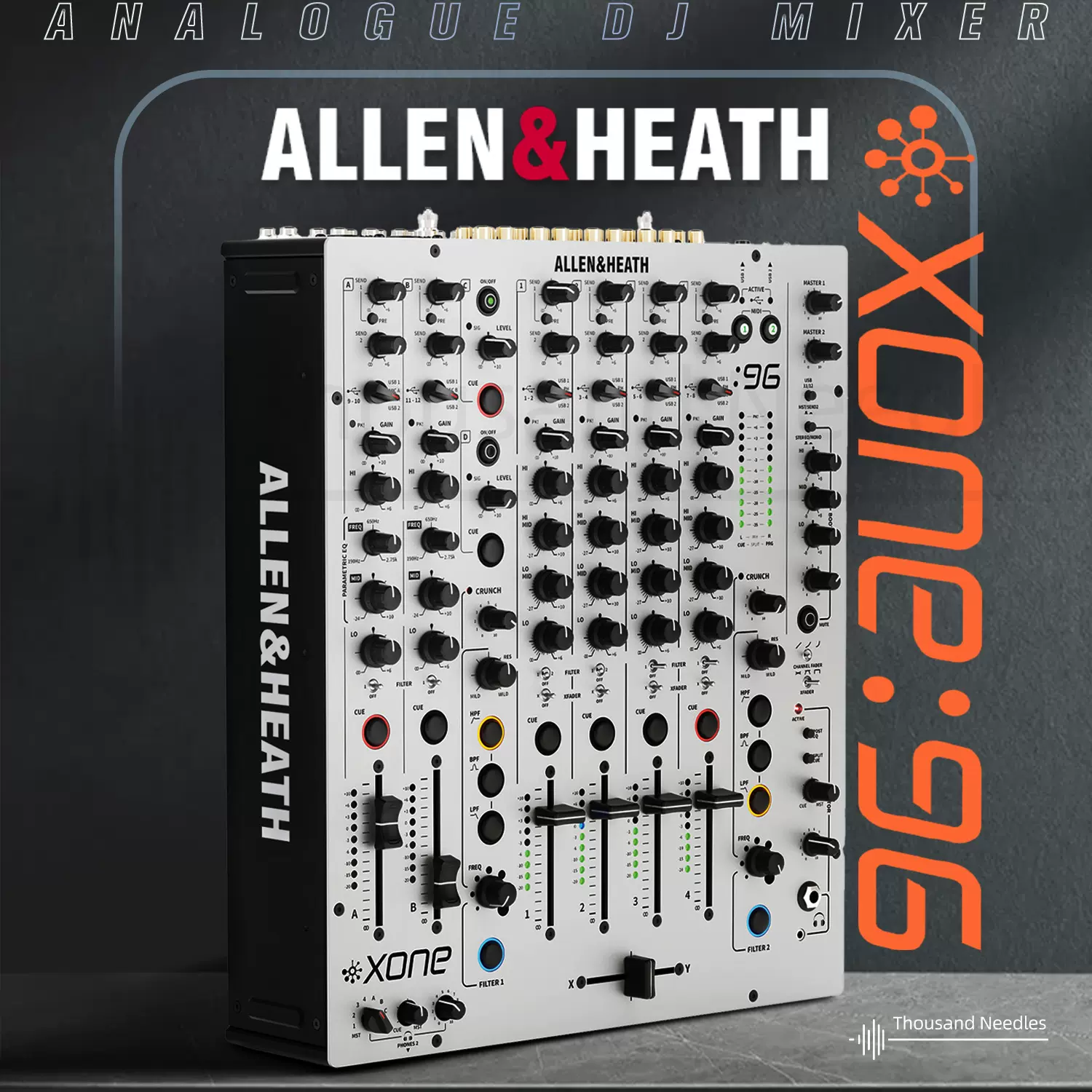 Allen Heath Xone 96/92 A&H 4通道专业DJ模拟混音台4段EQ艾伦-Taobao 