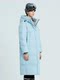 Joao 90 Goosedo Lady -knee long down jacket hooded and leisure, thick warm high charging down down jacket
