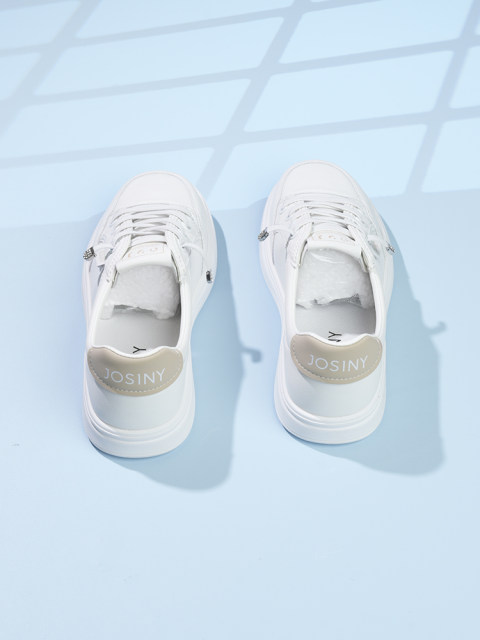 ZhuoSini white shoes for women's hot spring and summer 2025 new versatile casual flat sole soft sole shoes for women
