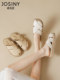 Zhuoshini Baotou Slippers for Women 2025 Summer New Sandals Wear Soft Solemn Outside Lazy Mules
