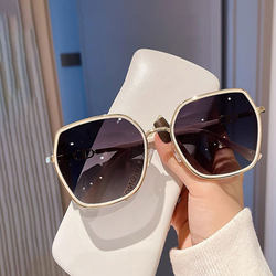 Parsonway New Style Sunglasses for Women, Uv Protection, 2026 Trendy, Slimming for Large Faces, Polarized Sunglasses, High-End Feel, for Driving