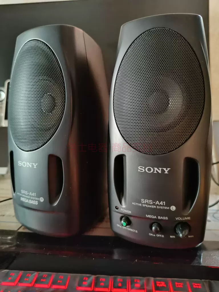 SONY SRS-A41 CD MD MP3 用立体声有源音箱，音质好带电源-Taobao