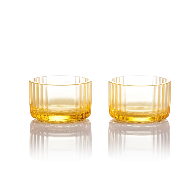 liuli living盃セット 琉璃工房LIULI LIVING 吉月酒杯对杯装一对