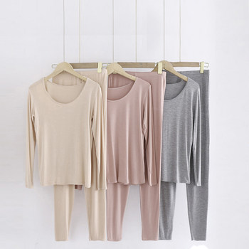 modal warm slim fit t-shirt leggings