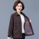 Middle -aged and elderly spring and autumn women's short thin coat fashion casual large size crushing pure cotton jacket grandma foreign clothes