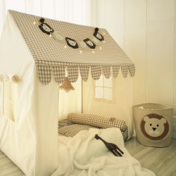 ins Large Open-Door Summer Children's Tent Indoor Playhouse Small House Toy House Baby Castle Toy