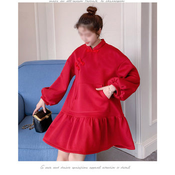 
300Jin [Jin equals 0.5kg] Plus size women’s slimming retro Chinese style dress